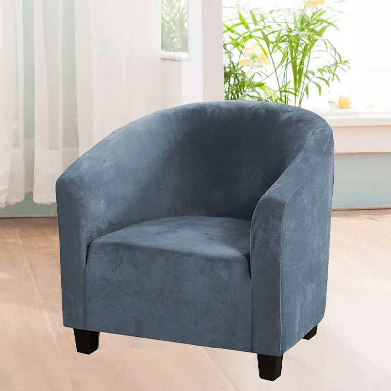 Sofa Slipcover, Gray/Blue