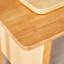 Table de salle à manger en bois massif de style chinois rétro avec imitation rotin convenant à la salle à manger et au bureau-1313598480
