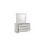 Commode à 6 tiroirs en bois blanc de style moderne Blanca