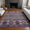Tapis mauve intérieur / extérieur lavable à la machine Claudian ACN1626