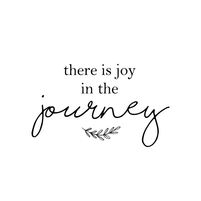 Joy In Journey - Wrapped Canvas Print, 30cm H x 30cm W x 3.8cm D