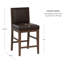 Tabouret de comptoir Regina