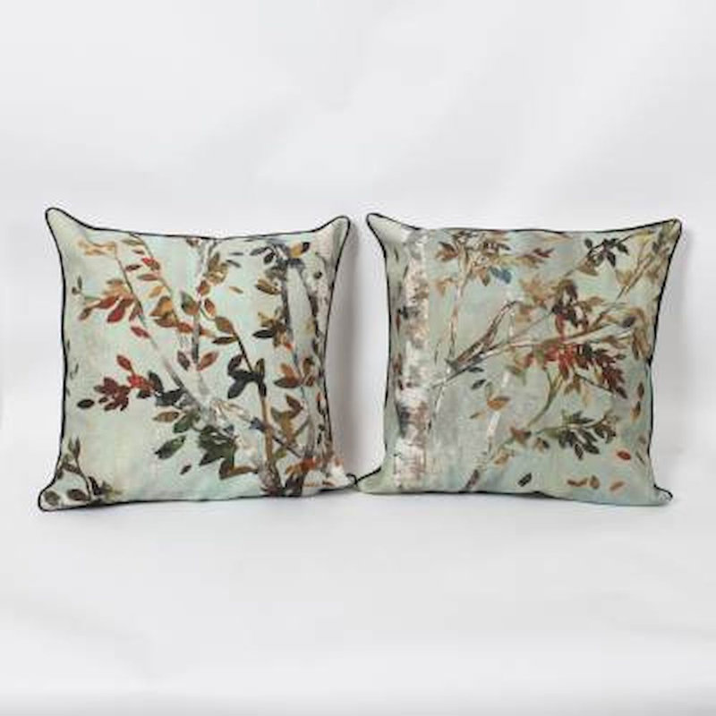 Deeter Floral Cotton Throw Pillow