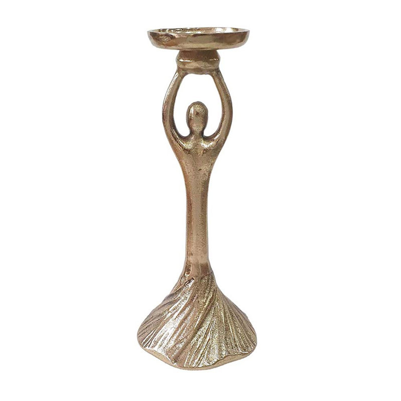 Porte-pilier abstrait pour figurine humaine, H 11,5 po x l 4,5 po x P 4,5 po