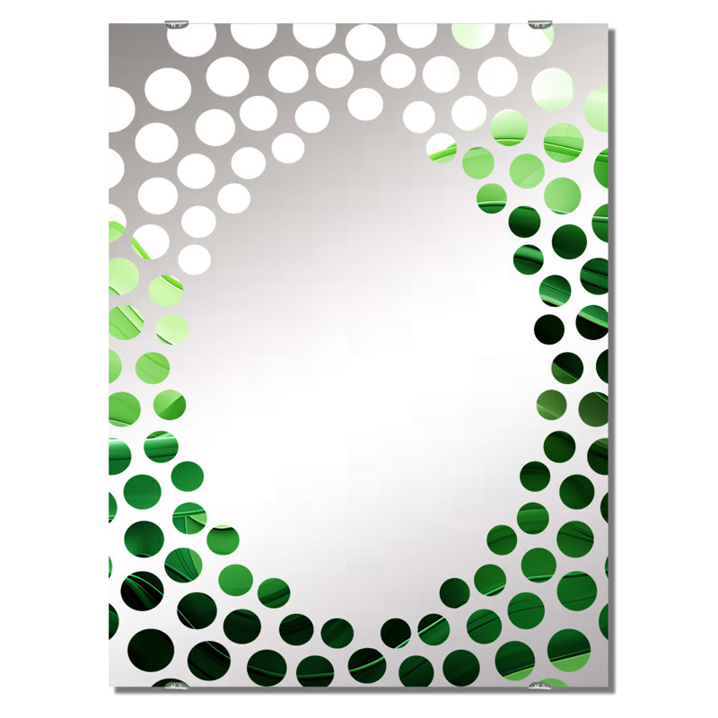 Arns - Miroirs muraux décoratifs abstraits fractaux MIR137708, 40 po x 30 po