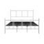 Lit plateforme en métal blanc-129428660-129428659