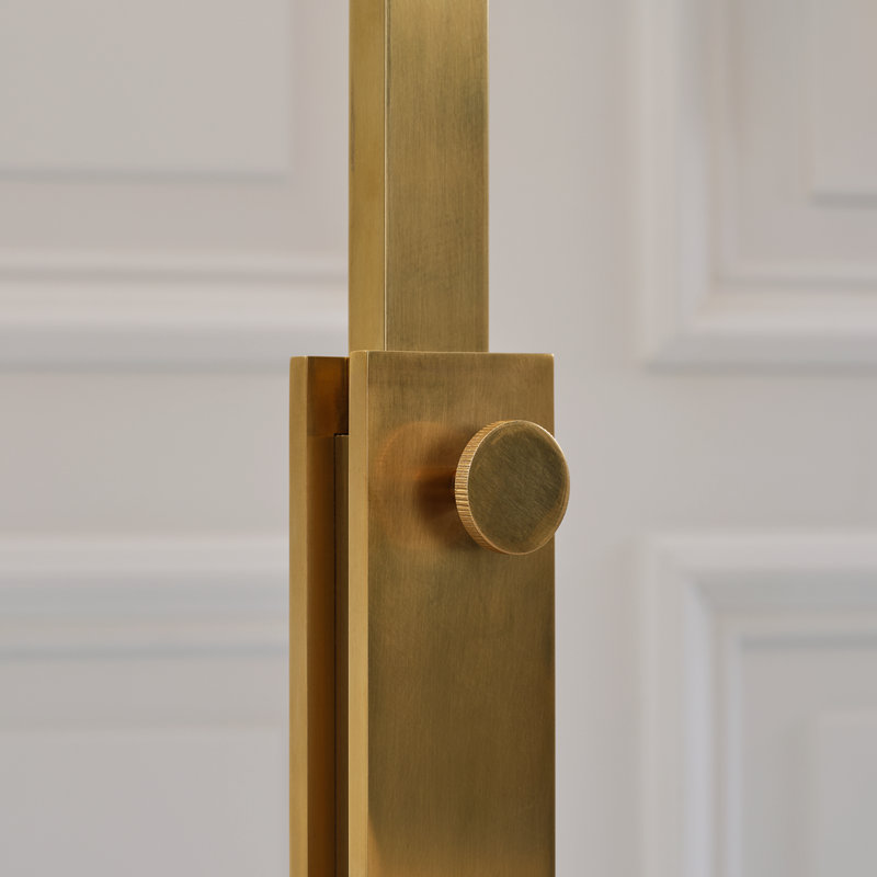 Cadmus Floor Lamp, Antique Brass
