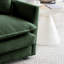 Chenille 2 salon - base en bois massif, revêtement, assise confortable en tissu de chenille moderne, avec 4 coussins, structure, tissu respirant, salon relaxant