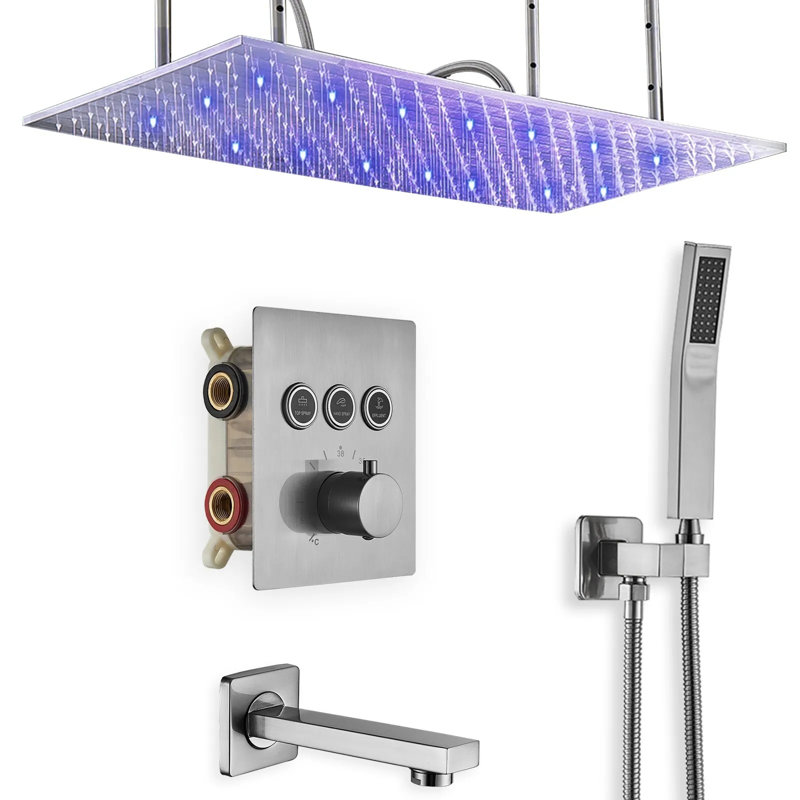 Thermostatic All-In-One Kit with Rough in-Valve