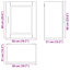 Vidaxl Kitchen Wall Cabinet Engineered Wood-113425405