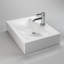 Lavabo de salle de bain en porcelaine cuite au four 23,6 pouces Cantrio PS-006
