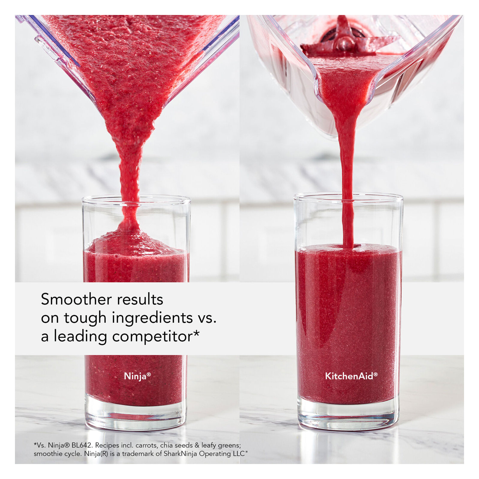 KitchenAid® K400 Variable Speed Blender with Tamper, Passion Red