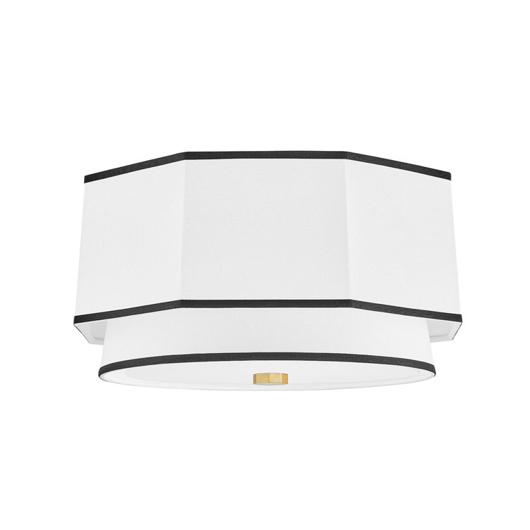 Riverdale 2 - Light 17.75'' Unique/Statement Drum Flush Mount