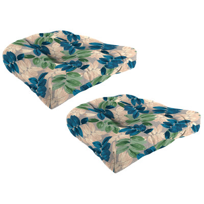 Contoured Outdoor Wicker Seat Cushion