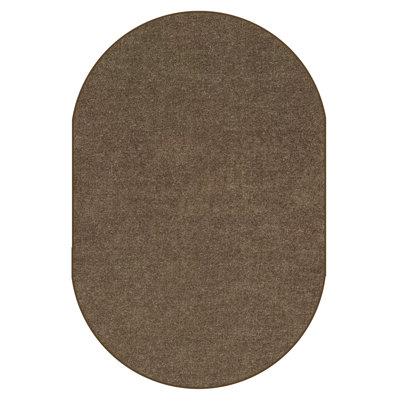 Tapis touffeté en polyester moka Mt St Helens