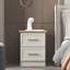 August Grove 2 Drawer Bedside Table-91717319