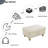 Faux Leather Ottoman-1103851055-1103851048