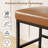 Modern Edge, Cozy Feel: Faux Leather Upholstered Counter Bar Stools for Every Home-1947371133