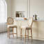 Tabourets de bar en bois massif Amando, tabourets de bar Classic French Country-129763778