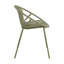 Chaises de salle à manger de patio empilables avec design respirant, style moderne et simple (ensemble de 2)-125766390
