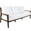 Savannah 86" Wide Outdoor Rectangle Sofa with Cushions