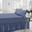 Percale Valance Sheet Polycotton Solid Colour Bed Sheet Single Double King Super King Machine Washable High Quality-19277586-19277576