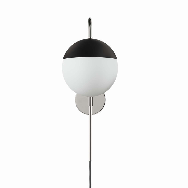 Applique murale 1 lumière Stellar par Modway, Nickel poli
