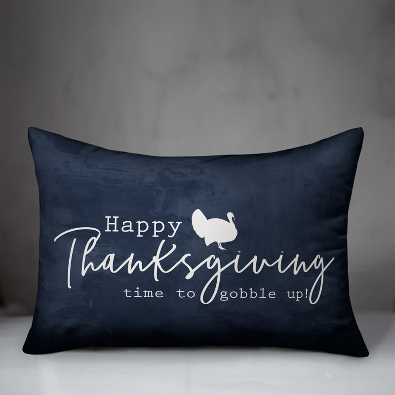 Time to Gobble up, housse de coussin rectangulaire et insert