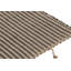 Rug & Kilim’S Accent Kilim With Textural Gray And White Stripes, Cream Accent