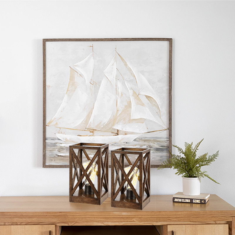 Anisur Solid Wood Desk Lamp