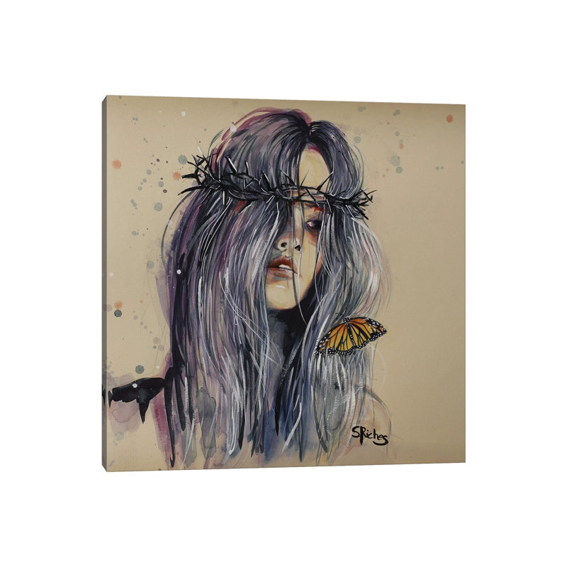 Hurt by Sara Riches - Wrapped Canvas Gallery-Wrapped Canvas Giclée, 30.48cm H x 30.48cm W
