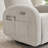 Delba 37"W Power Swivel Glider Nursery Recliner with USB & Type-C Port,Round Armrest and Double Pockets-1700747539