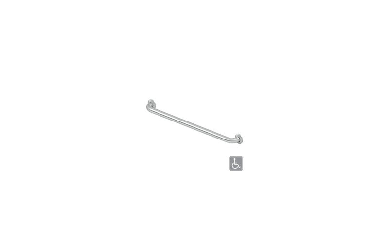 Deltana GB30U32D 30" Grab Bar, Stainless Steel, Concealed Screw in Brushed Stainless