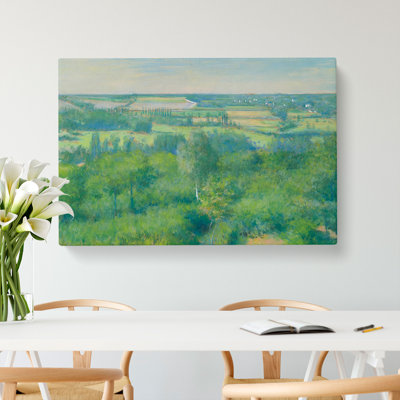 Yerres Valley by Gustave Caillebotte - Wrapped Canvas