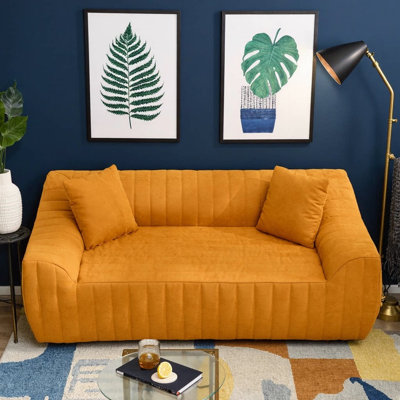 78" Oversized 2-Seater Faux Leather Loveseat with 2 Pillows | Deep Spacious Couch for Living Rooms, Apartments & Small Spaces
