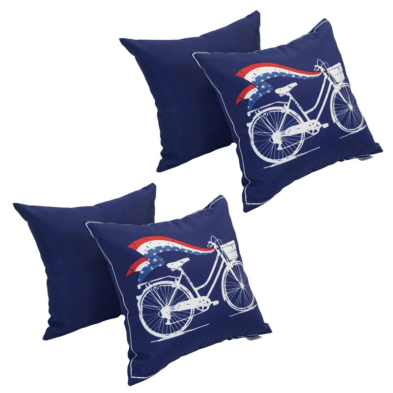 Outdoor Reversible Throw Pillow