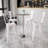 23.5'' Round Adjustable Height Table (Adjustable Range 33.5'' - 41'')