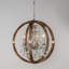 Luminaire suspendu cage 4 lumières Lusteria