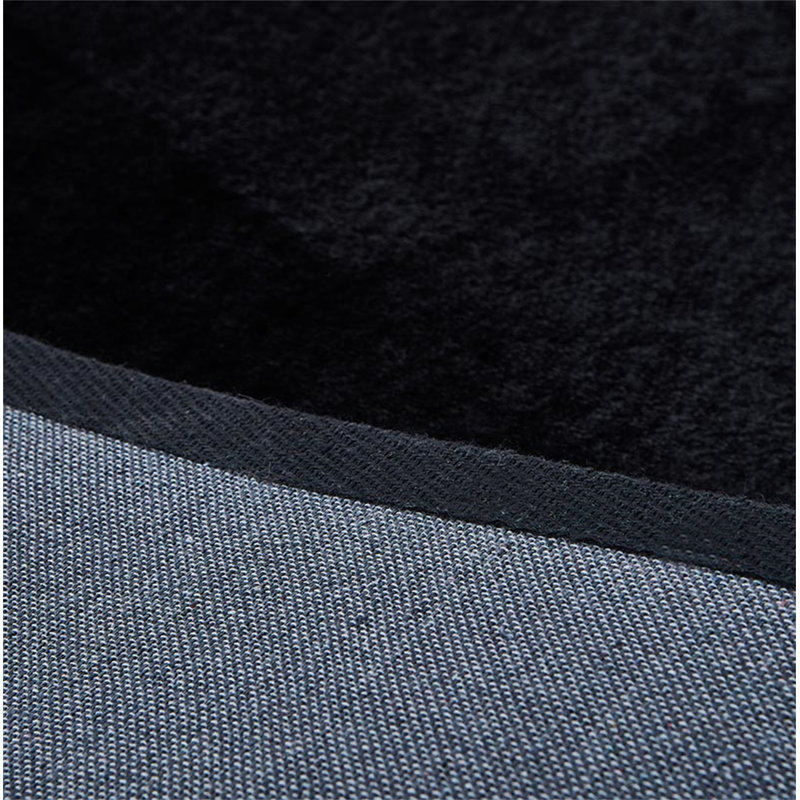 Tapis rectangulaire en fausse fourrure de luxe Chinchilla, Rectangle 5 pi 3 po x 7 pi 7 po
