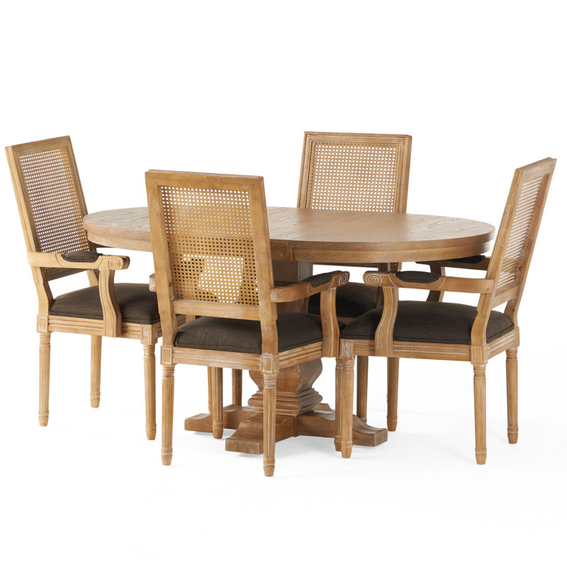 Ensemble repas, Naturel, Brun