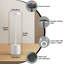 Lampe de bureau rechargeable sans fil 5000 po Ensemble de 2 lampes de table avec lampe de chevet à piles-544613376