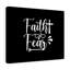 Faith And Fear Cross - Wrapped Canvas Print-667000628