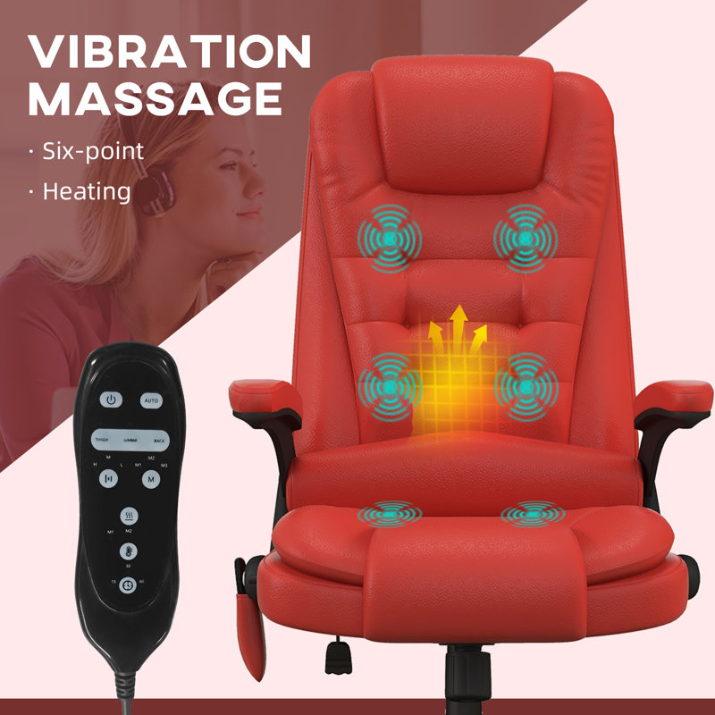 vibrating chair walmart Ebello 36'' Massage Recliner Chair with Heat and Vibration Soft Fabric Manual Reclining Chair for Living Room and Bedroom Dark Gray main image 0
