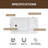 Selene 47'' x 27'' Freestanding Soaking Acrylic Bathtub with Side Drain-105154458