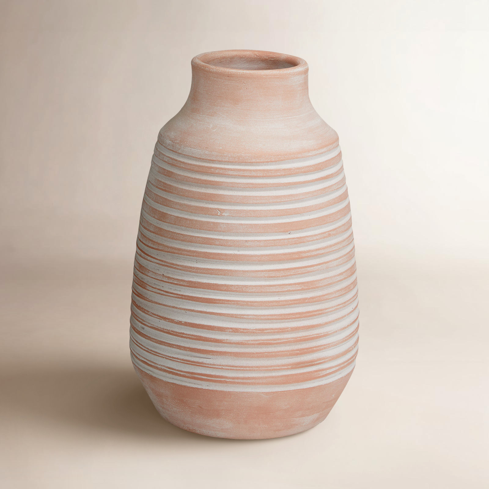 Elverie Terracotta Table Vase, 14.9"