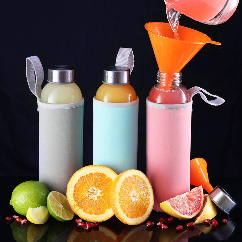 JoyTable Manual Hand Press Citrus Juicer, Pink