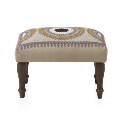 Casina Solid Wood Accent Stool