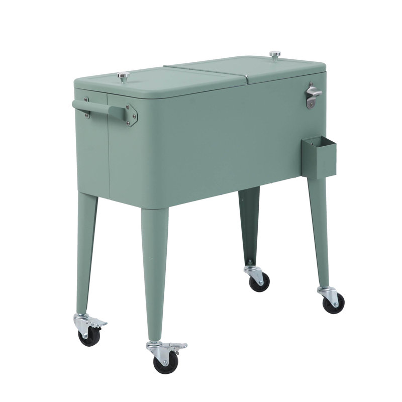 Icy Cool Box On Wheels, Green