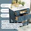 Ensemble de meuble-lavabo simple 30 po avec 5 tiroirs, ensemble de meuble-lavabo autoportant avec cadre en bois massif 30 po