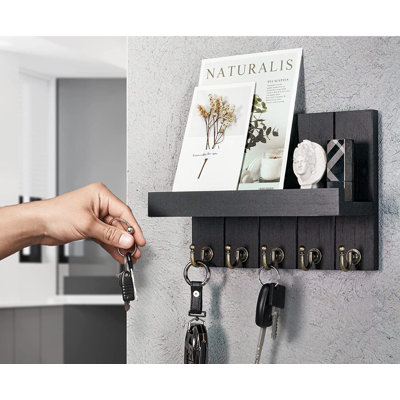 Vyrl Solid Wood Wall Organizer